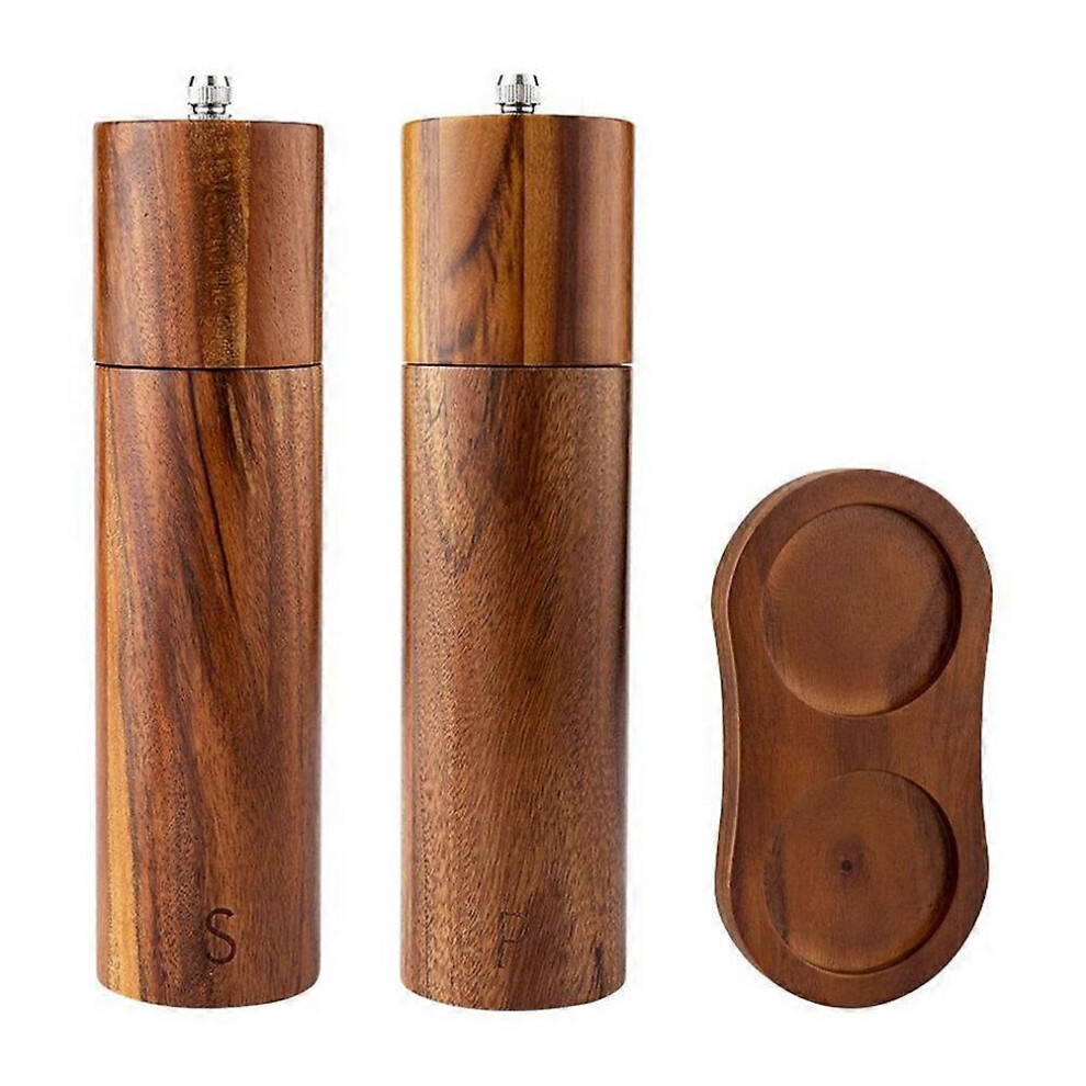 Kricely (As Show, One Size) 1 Set Manual Pepper And Salt Mill Pepper Grinder Coffee Bean Grinder Mill