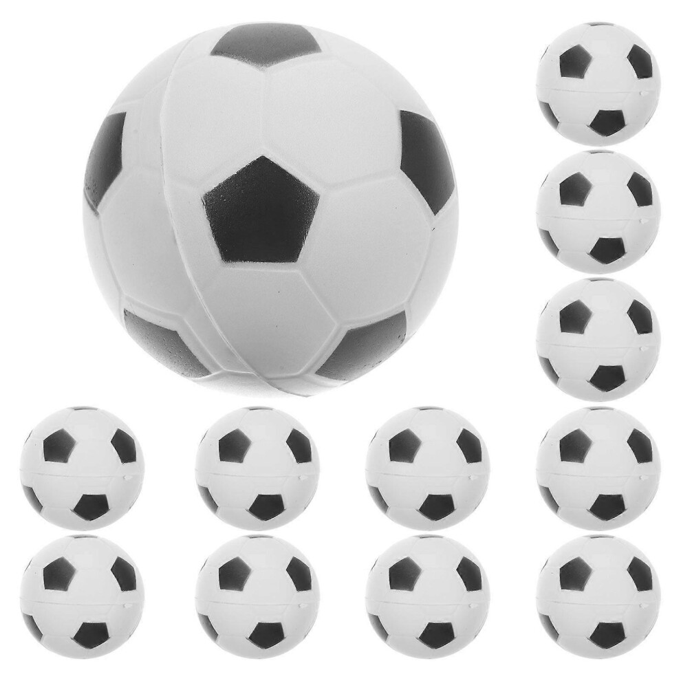 Kricely (As Show, One Size) 12Pcs Soccer Ball Squeeze Ball Funny Squeeze Soccer Ball Mini Ball Toy Ball Plaything