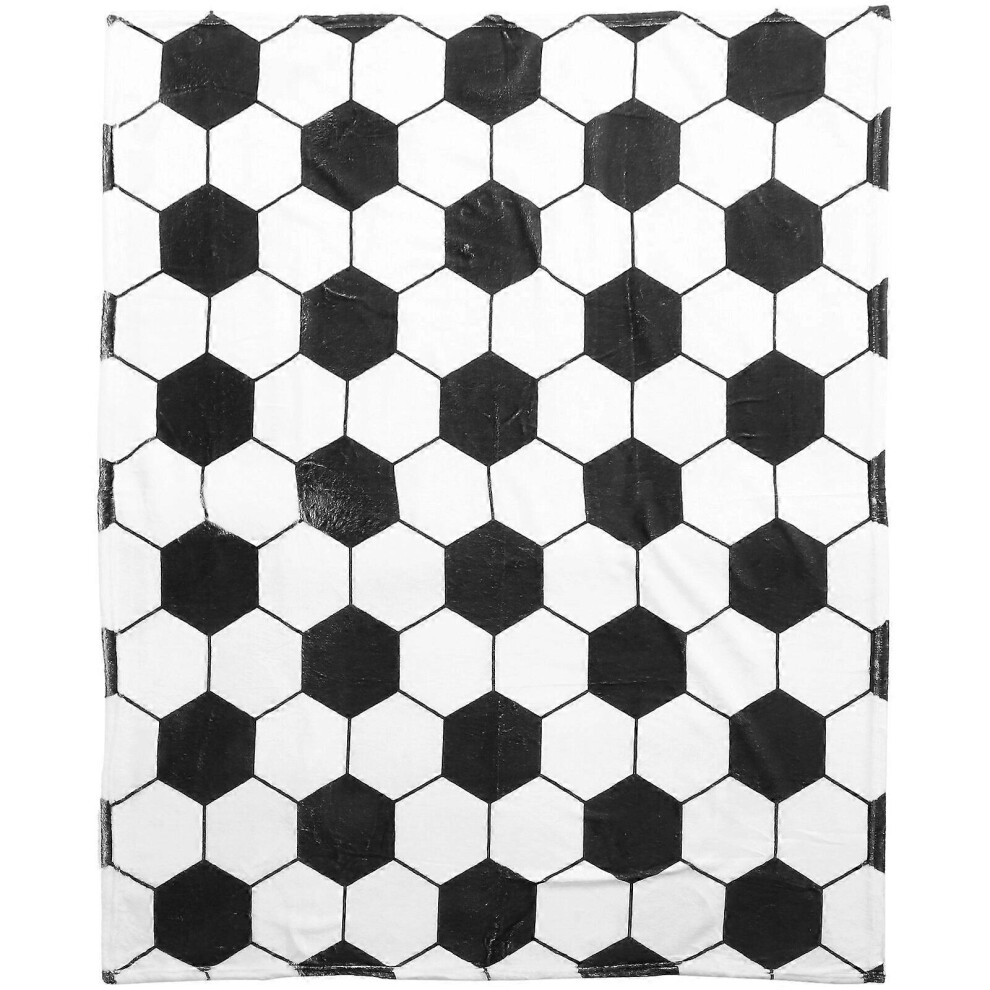 Kricely (As Show, One Size) Soccer Blanket Throw Blanket Flannel Blanket Travel Use Blanket For Couch Sofa