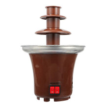 (As show, One size) Chocolates Fountain Chocolate Melt Machine 3-Tier Chocolates Fountain Machine UK Plug