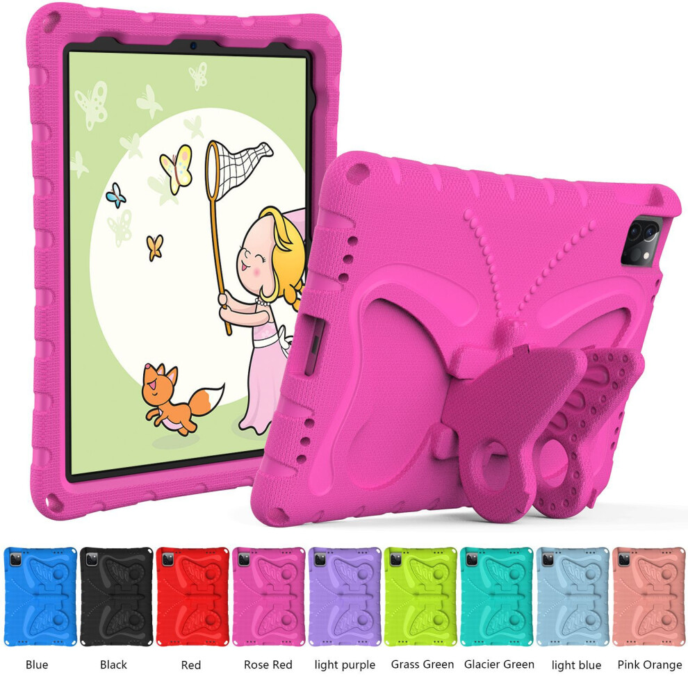 (Rose, ipad 5th 6th (9.7)) EVA Kids Case for iPad 5th 6th Gen Shockproof Cove