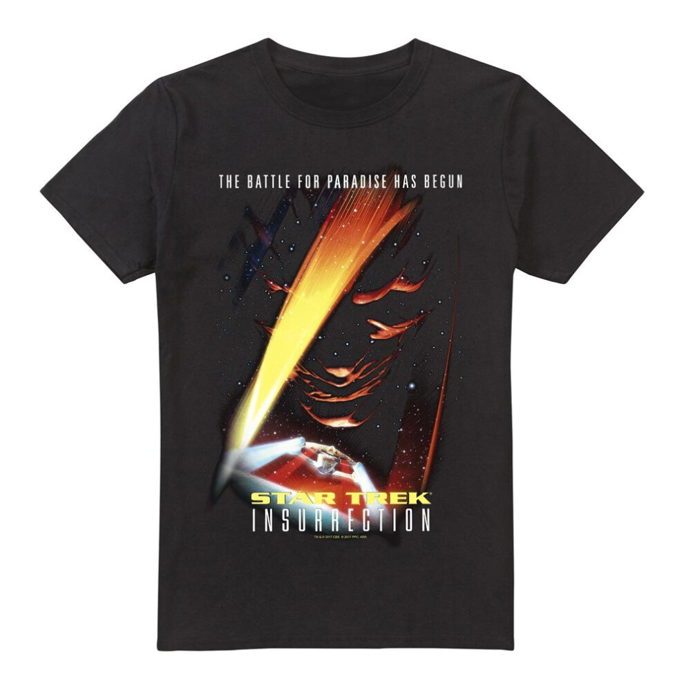 (5XL, Black) Star Trek Mens Insurrection T-Shirt