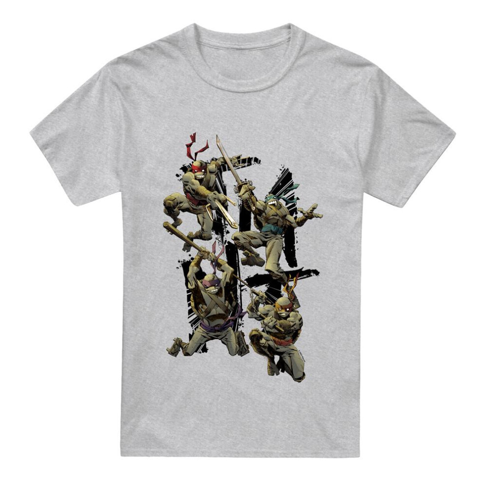 (M, Sport Heather) Teenage Mutant Ninja Turtles Mens Shinobi T-Shirt