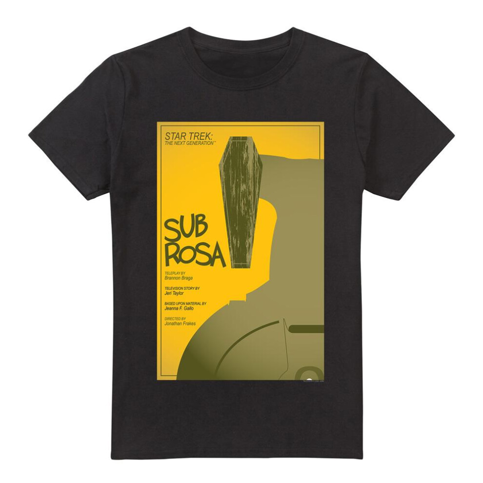 (XL, Black) Star Trek Mens The Next Generation Season 7 Episode 14 T-Shirt