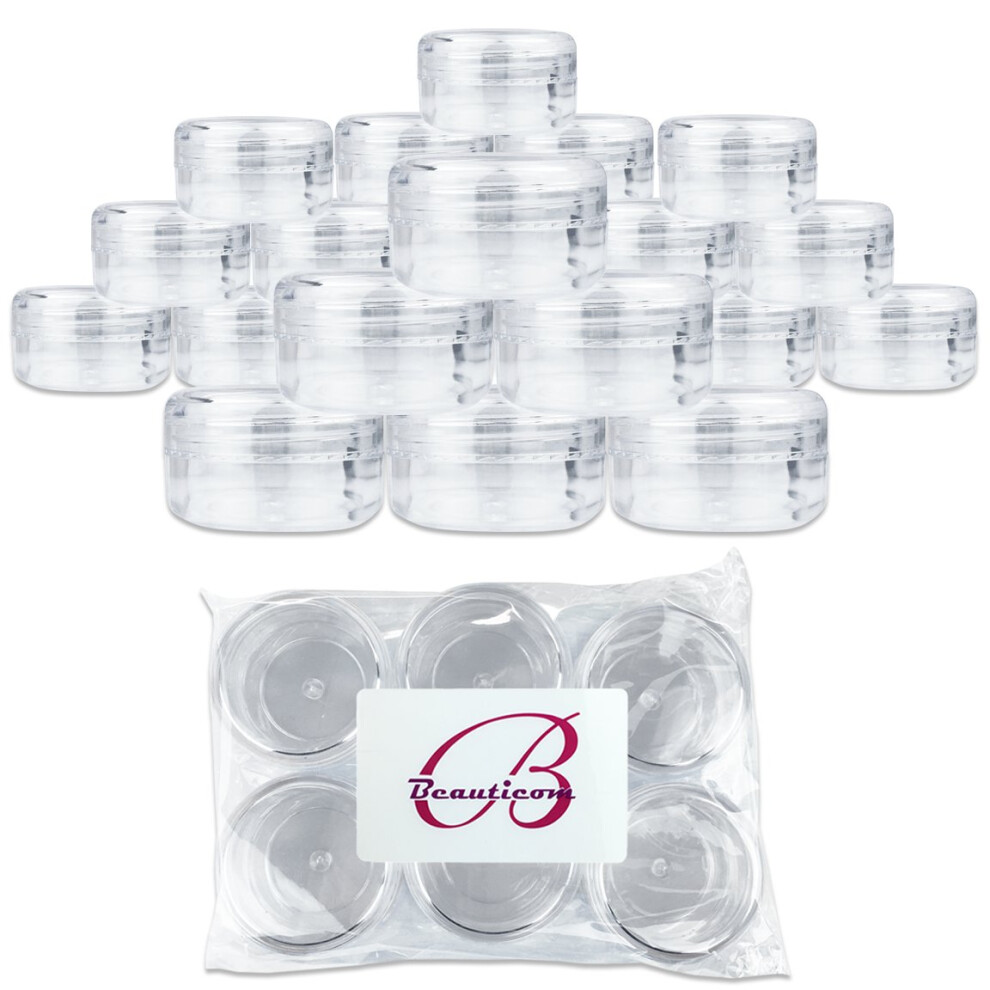 Pana (Quantity: 60 Pieces) Beauticom 15G/15Ml (0.5Oz) Round Clear Jars With
