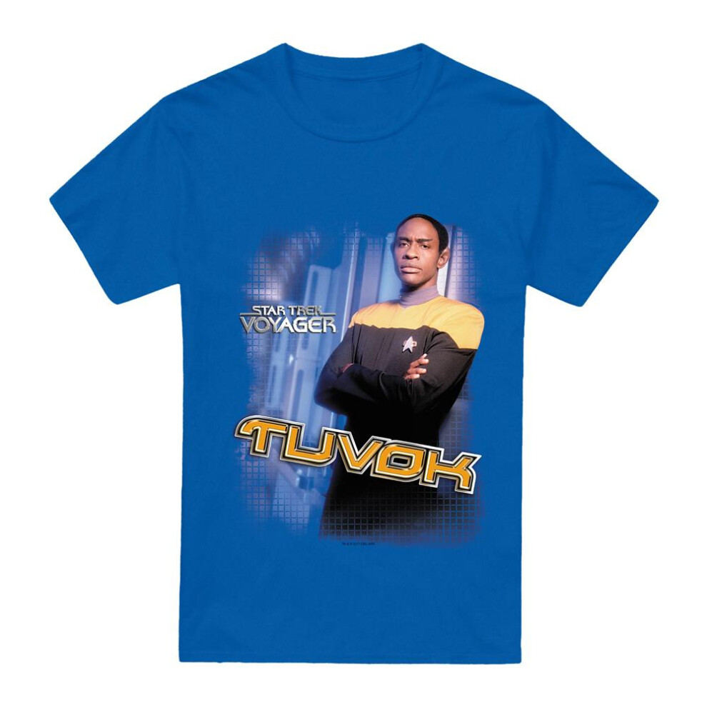 (XXL, Royal Blue) Star Trek Mens Tuvok T-Shirt-image-OPC-PG7PKMH-NEW