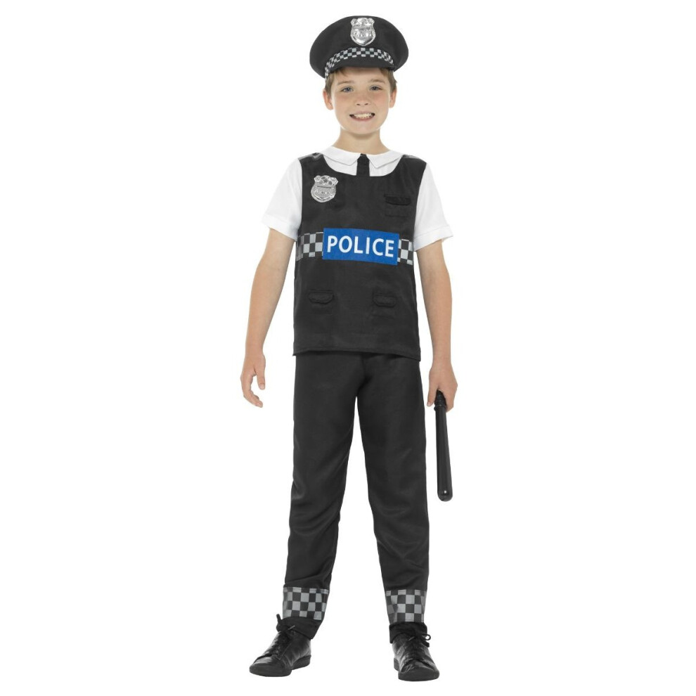 Smiffy's (13-14 Years, White) Childrens/Kids Cop Costume Set