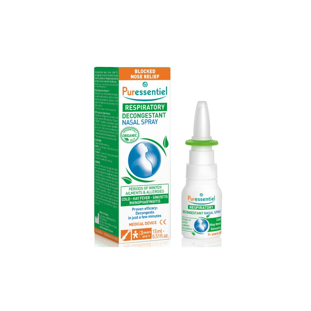 Puressentiel Respiratory Decongestant Nasal Spray 15ml