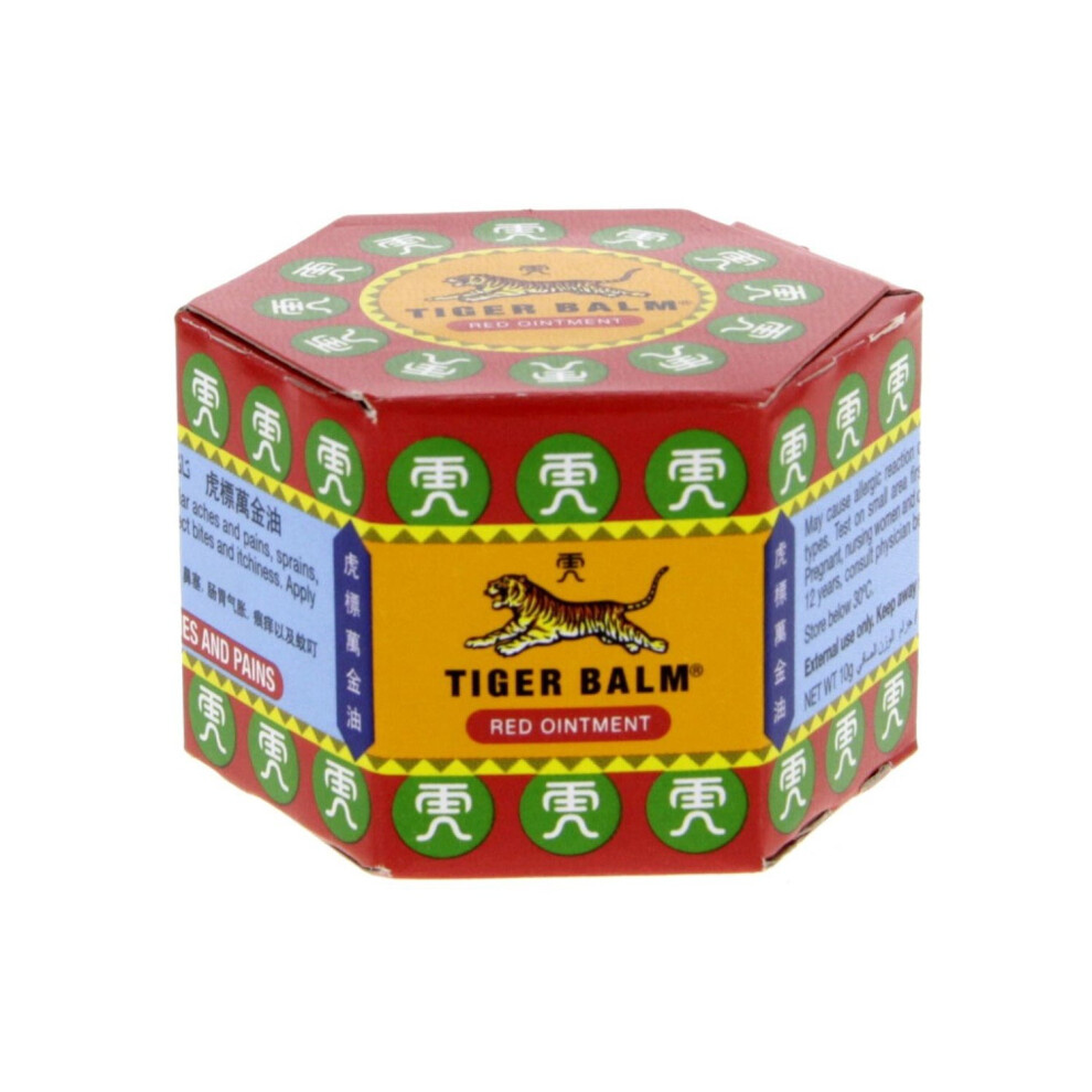 Red Tiger Balm Pain Relieving Ointment Tiger Balm