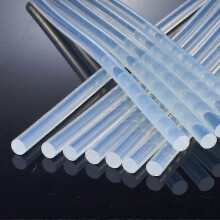 (As show, One size) 10 Pieces Of 7x190 Mm Transparent Hot Glue Strips For Hot Glue Gun, White Transparent Hot Melt Glue