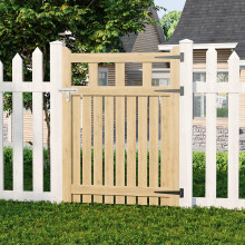 (90cm W x 120cm H) Outdoor Wooden Garden Gate Fence Door
