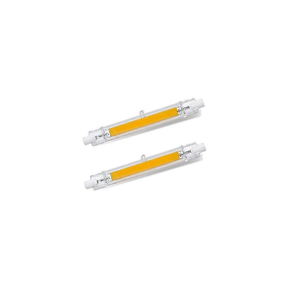 (As show, One size) R7s Led 118mm Cool White Bulb 3000k, 1200lm, R7s 12w Cob Led Halogen Equivalent, R7s J118 100w 120w, 360 Degree, Non Dimmable, R7s-image-OPC-PG7PVC6-NEW
