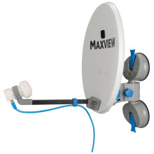 Maxview Remora 40 Suction Mounted Portable Sky Satellite TV Dish Kit