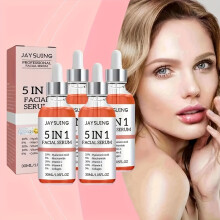 (4boxes) 5-in-1 Hyaluronic Acid, Collagen, Nicotinamide, Vitamin C and E Facial Essence