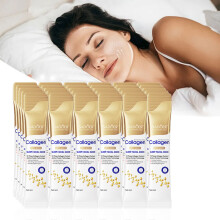 (30pcs) 30pcs Collagen Sleeping Facial Masks Face skincare Moisturizing Brightening Firming Hydrating Face Mask