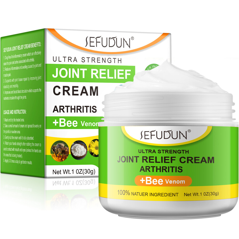 (30g) Bee Venom Joint Care Cream Spine Wrist Waist Abdomen Shoulder Neck Body Massage Active Luck Cream Cream