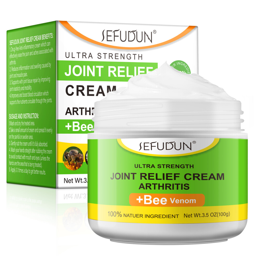 (100g) Bee Venom Joint Care Cream Spine Wrist Waist Abdomen Shoulder Neck Body Massage Active Luck Cream Cream