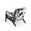 Living And Home Spots Velvet Upholstered Armchair 4