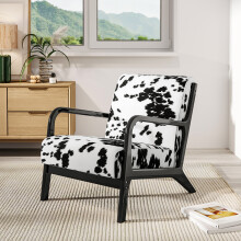 Spots Velvet Upholstered Armchair