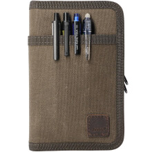 diodrio Field Notes-Notizbcher, Einband fr 3,3 x 5,5 Taschennotizbcher, Tagebuch mit Stifthalter, wasserabweisender Reiverschlusseinband fr 3,5