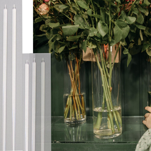 30 Pcs Estacas de Acrílico de 18 Polegadas para Plantas Apoio para Orquídeas 2