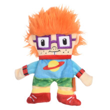 Nickelodeon for Pets Rugrats Chuckie Finster Flattie Plush Crinkle Dog Toy  9 Inch Crinkle Toys for Dogs Nickelodeon Toys - Rugrats Toys for Dogs from