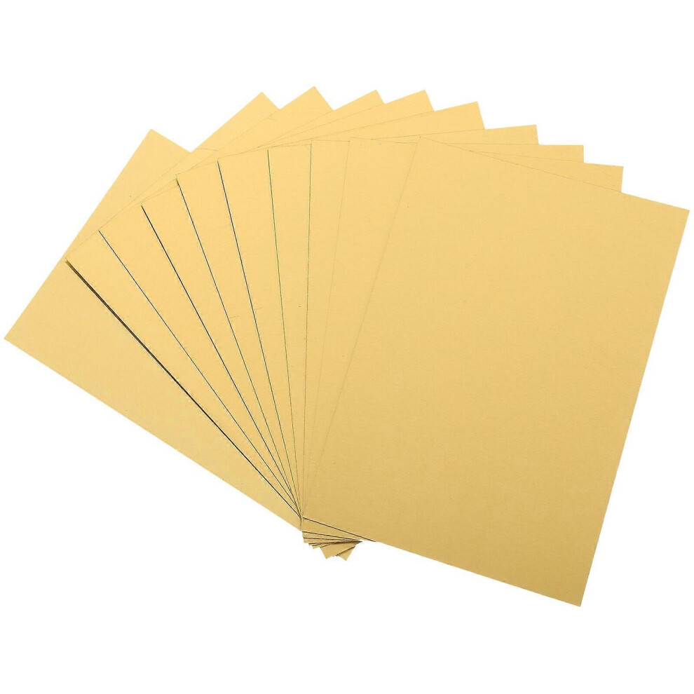 Kricely (As Show, One Size) 10Pcs Sublimation Aluminum Alloy Metal Blanks Metal Sublimation Blank Sheets