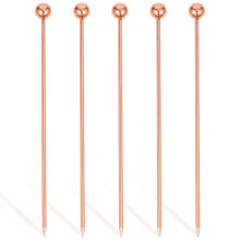 (As show, One size) 5pcs Decorative Sticks Party Fruits Sticks Reusable Dessert Picks Cocktail Picks Decors