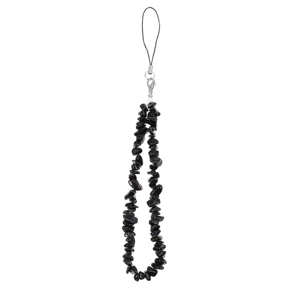 (As Show, One Size) Crystal Stones Phone Lanyard Creative Natural Phone Rope Fresh Phone Decor 5451560043719