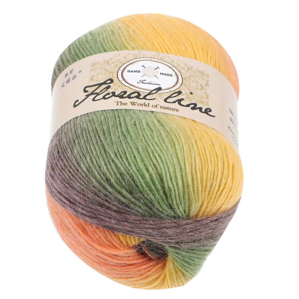 Kricely (As Show, One Size) 1 Roll Of Knitting Wool Crochet Knitting Yarns Wool Diy Hand-Knitted Sweater Yarn
