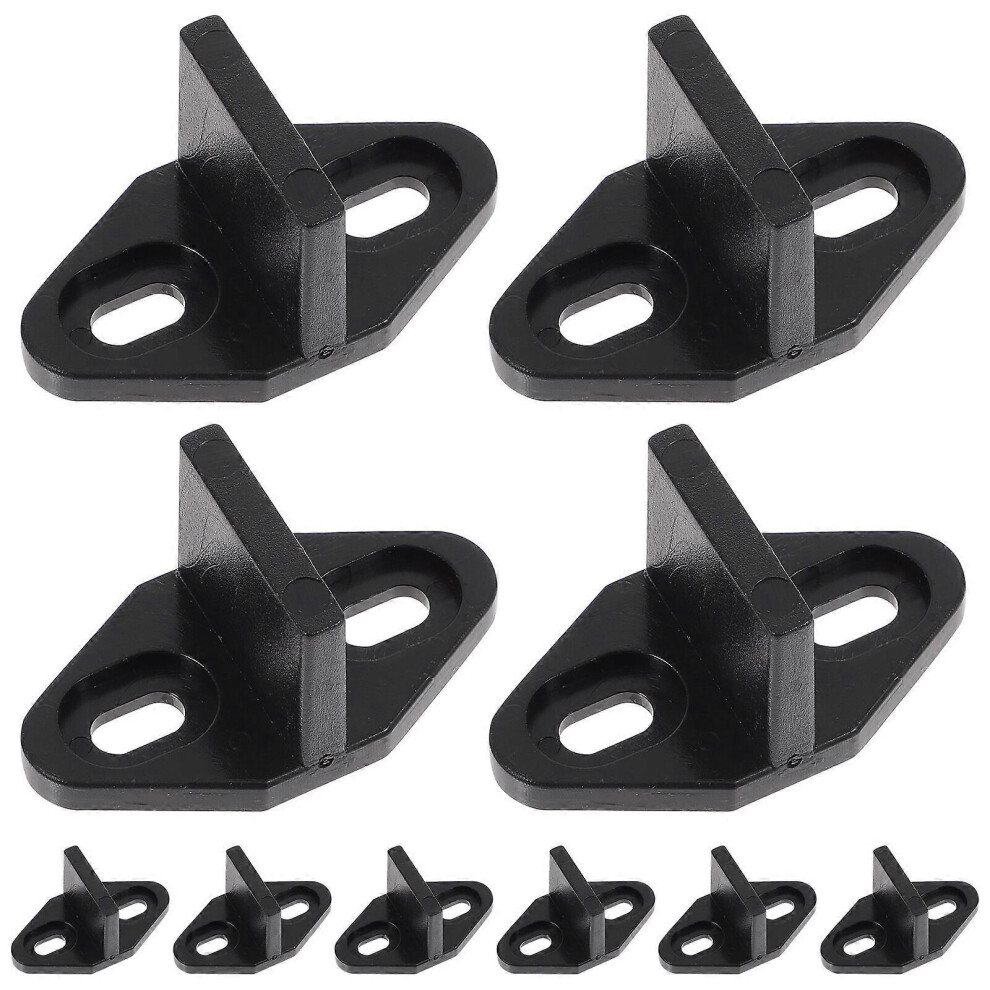 Kricely (As Show, One Size) 10Pcs Barn Door Guide Sliding Door Guide Floor Guide Stop Bottom Guide