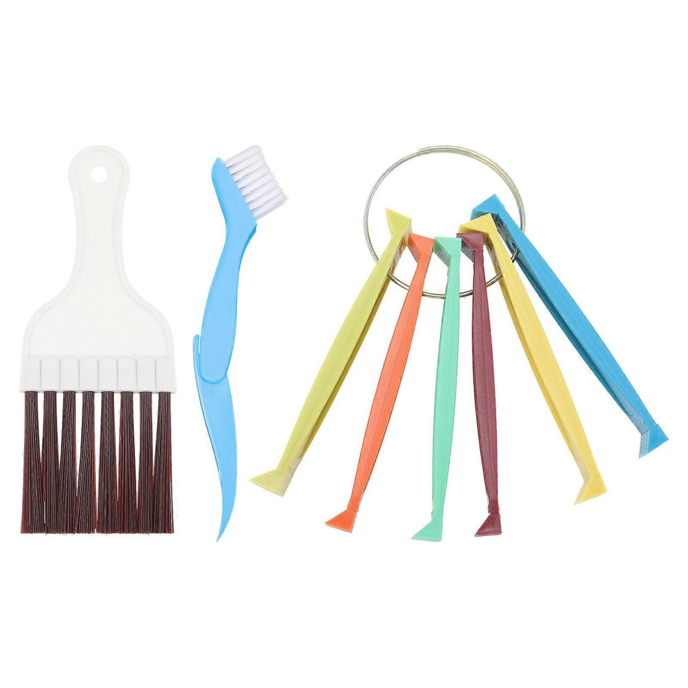 Kricely (As Show, One Size) 3Pcs Air Conditioner Fin Comb Appliances Cleaning Brush Coil Condenser Brush