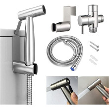 Bidet Sprayer for Toilet Handheld Bidet Sprayer Stainless Steel, Spray Attachment with Hose for Feminine Wash
