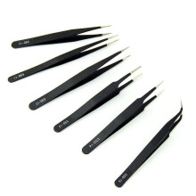 6pcs BGA Precision Tweezer Set Antistatic Tweezers Stainless Tweezers Drop Ship 2017 n3