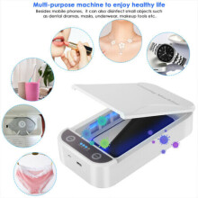 UV Light Phone Sterilizer Box Jewelry Phone Cleaner Sanitizer Box For Face Masks