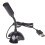 (Black) Universal USB Stand Mini Desktop Microphone Mic PC Desktop Laptop Gaming Meeting 1