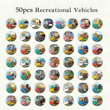(Mini 50pcs Recreational Vehicle) Animal Crossing Series AMIIBO NFC TAG Cards for Switch WII U New3DS