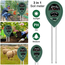 3 in1 Soil Tester Water Light PH Moisture Test Meter Plants Flower Humidity Kit