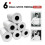 (6 rolls white paper) Portable Mini Pocket Thermal Printer 1