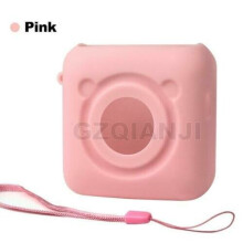 (Pink case) Portable Mini Pocket Thermal Printer