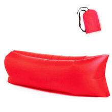 Ranpo (Red) Portable Inflatable Sleeping Bag Folding Air Sofa