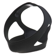 Black Flexible Air Permeable Anti Snoring Strap Powerful Stop Snoring Strap