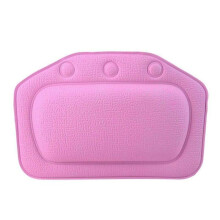 (Purple) Spa Pool, Bath Headrest Hot Tub Head Rest Pillow Neck Support Removable