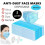50pcs Face Masks Disposable 3 Layers Dustproof Mask Protective Cover 1