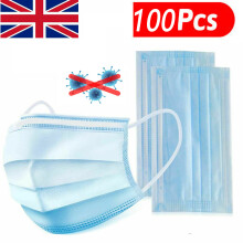 100pcs Face Mask Disposable Mouth Cover Face Masks