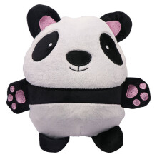 (black) Blanket Sweatshirt - Huggle Pets Hoodie, Plush Animals Bathrobe Pajama Pillow One Size