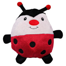 (Coccinella septempunctata) Blanket Sweatshirt - Huggle Pets Hoodie, Plush Animals Bathrobe Pajama Pillow One Size
