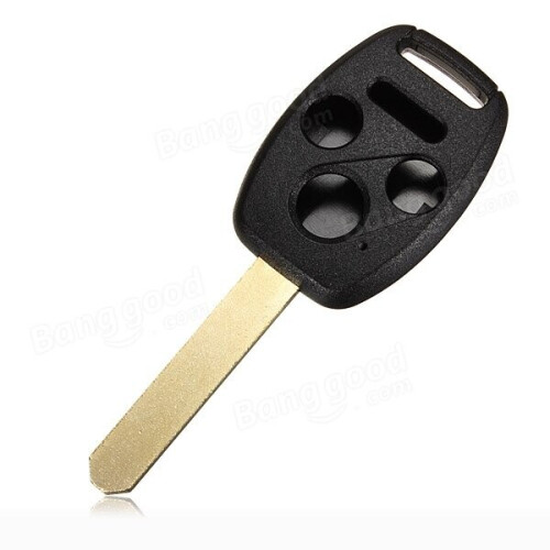 2 Pcs 4 Button Auto Replacement Remote Key Shell for Honda Accord 03 to 10
