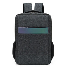 15 inch Laptop Bag with USB Charging Port Laser Reflective Strip Business Stylish Multilayer Oxford Large Capacity
