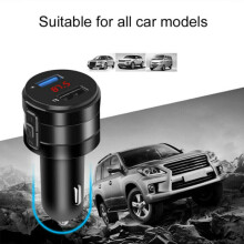 Wireless Bluetooth 5.0 Car FM Transmitter Music Player AUX Radio Car Charging